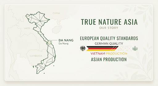 Stylized map of Vietnam highlighting Da Nang